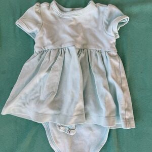 Primary Light Blue Kids Casual Dress